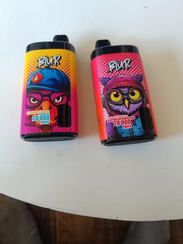 Customer photo review of Blur 20000 - Puff Jetable / Vape Disposable 2% Nicotine - Double Saveur