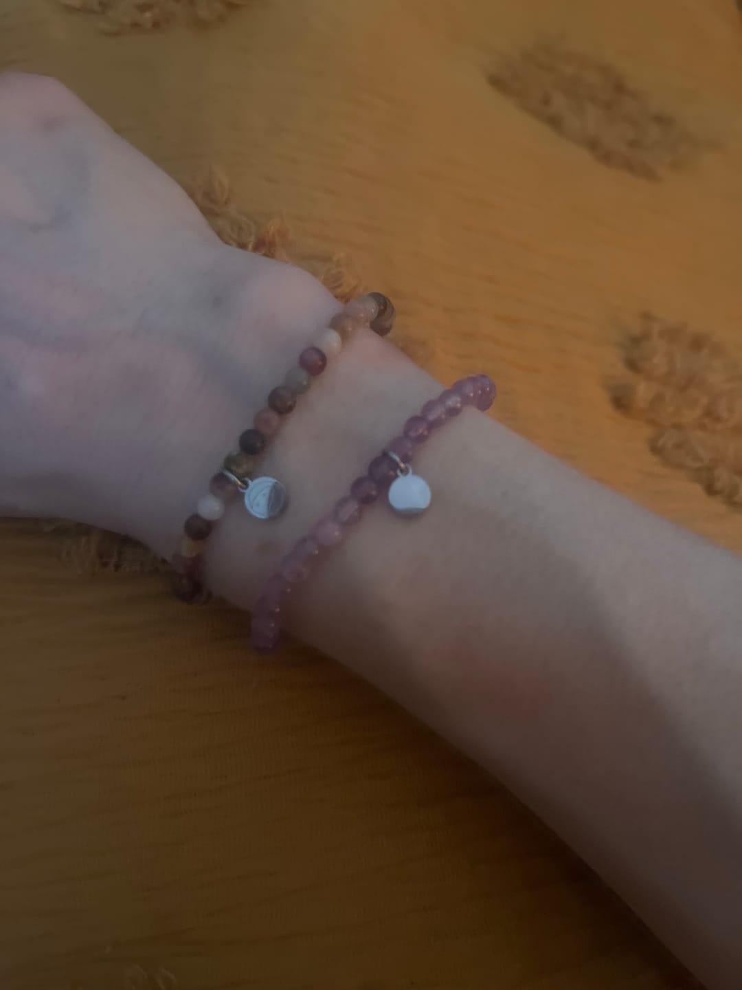 Customer photo review of Amethyst Bracelet Mini