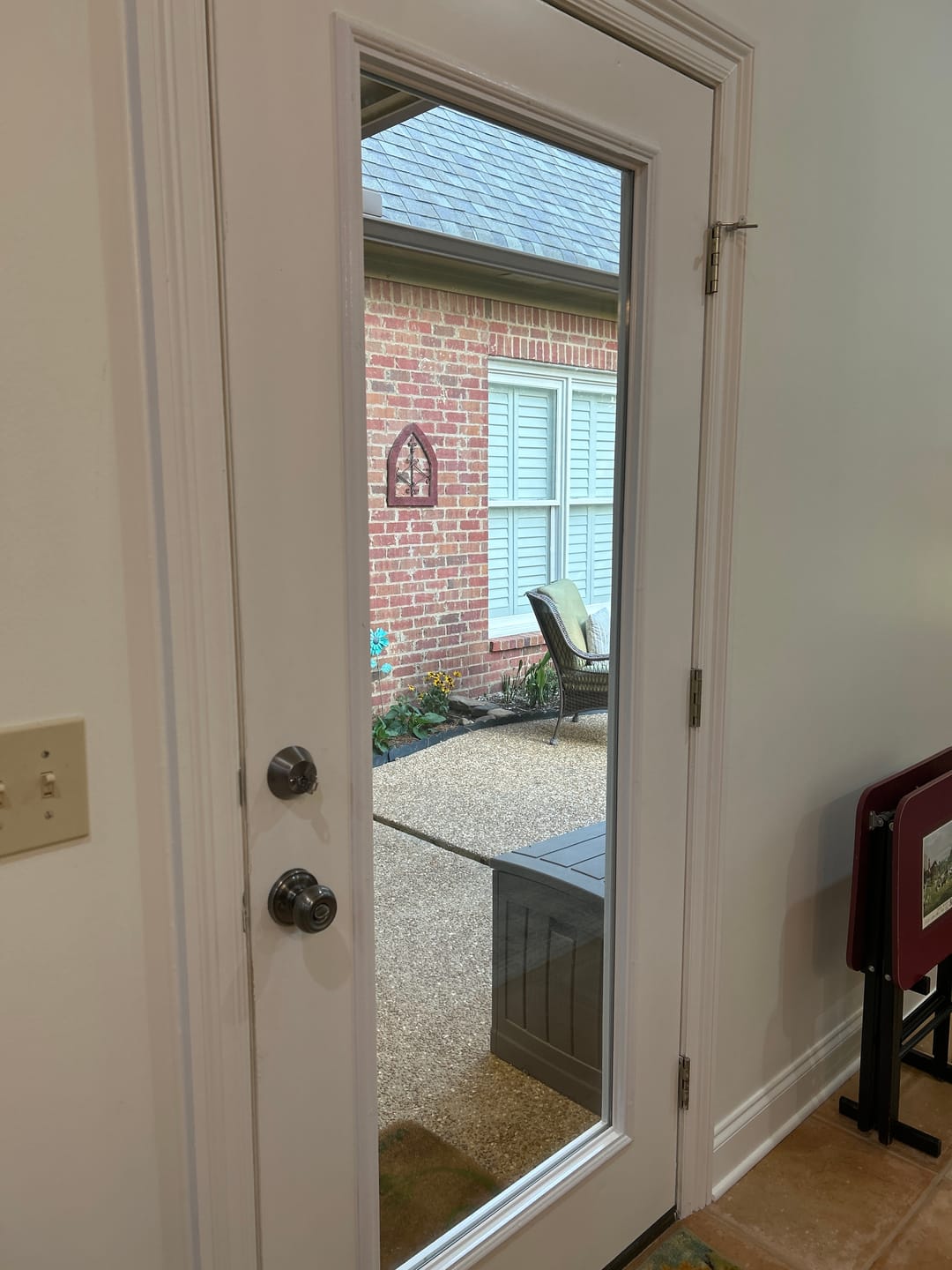 Customer photo review of Clear 1 Lite Glass and Frame Kit (Full Lite)