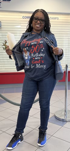 Customer photo review of 50th Birthday With God's Grace & Mercy