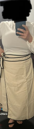 Customer photo review of Denise Wrap Skirt