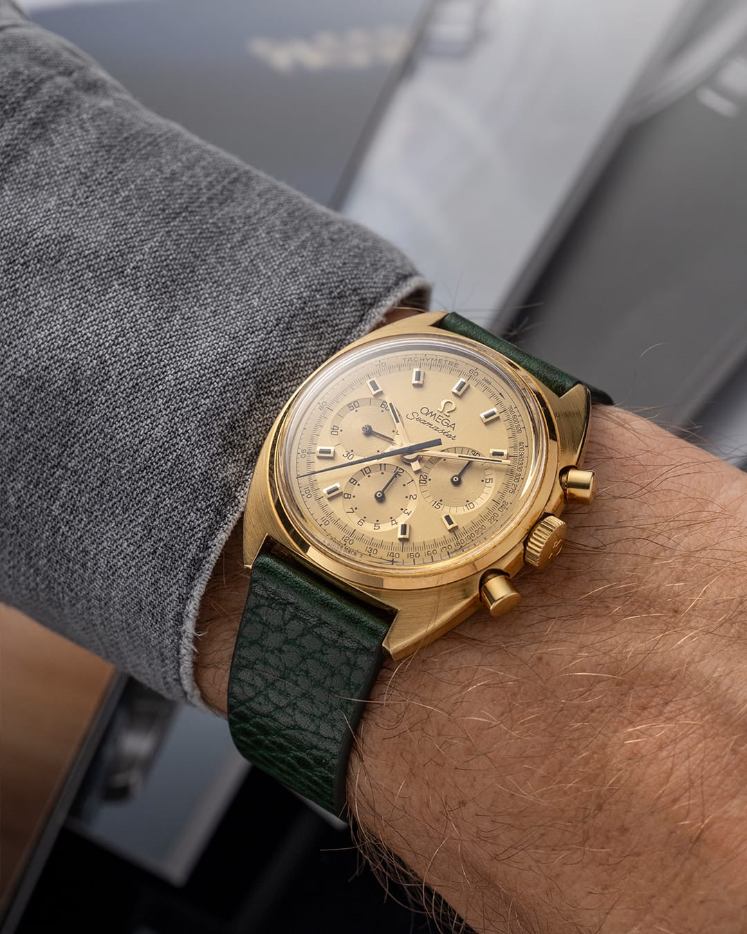 Customer photo review of Hunter Green Pebbled