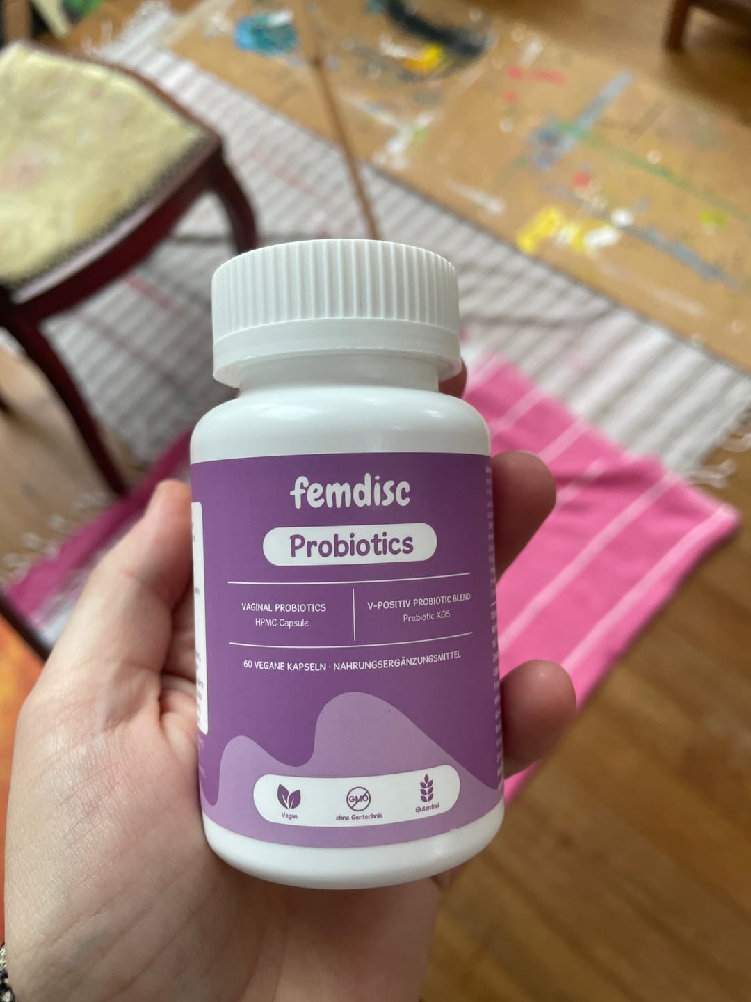 Customer photo review of femdisc vaginal Probiotics