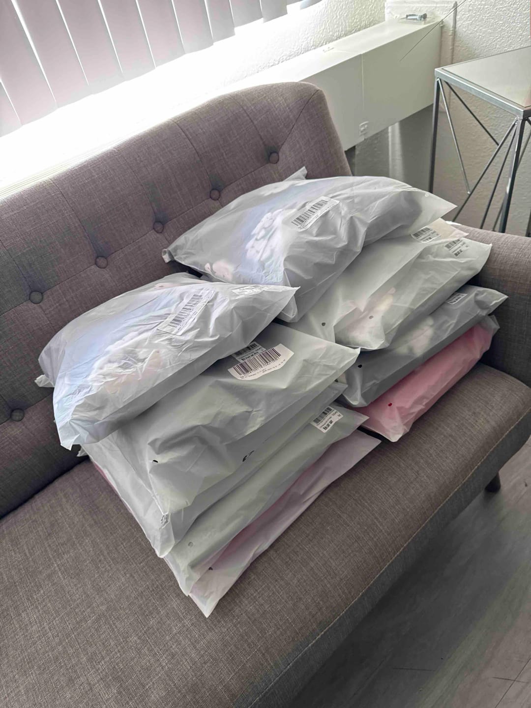 Customer photo review of Purple Brand Jeans