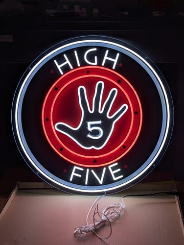 Customer photo review of CN custom sign (Glenn)