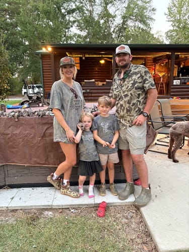 Customer photo review of Custom Leather Patch Goat Rope Hats - Mossy Oak & Old’s Cool Styles - Lost Hat Co.