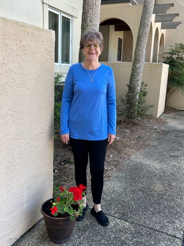 Customer photo review of Hazel Tunic • Final Sale Deals! - Blue Gelato