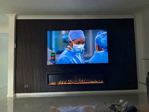 Customer photo review of Walnut Wood Panel | Luxury 3-Sided Wood Veneer