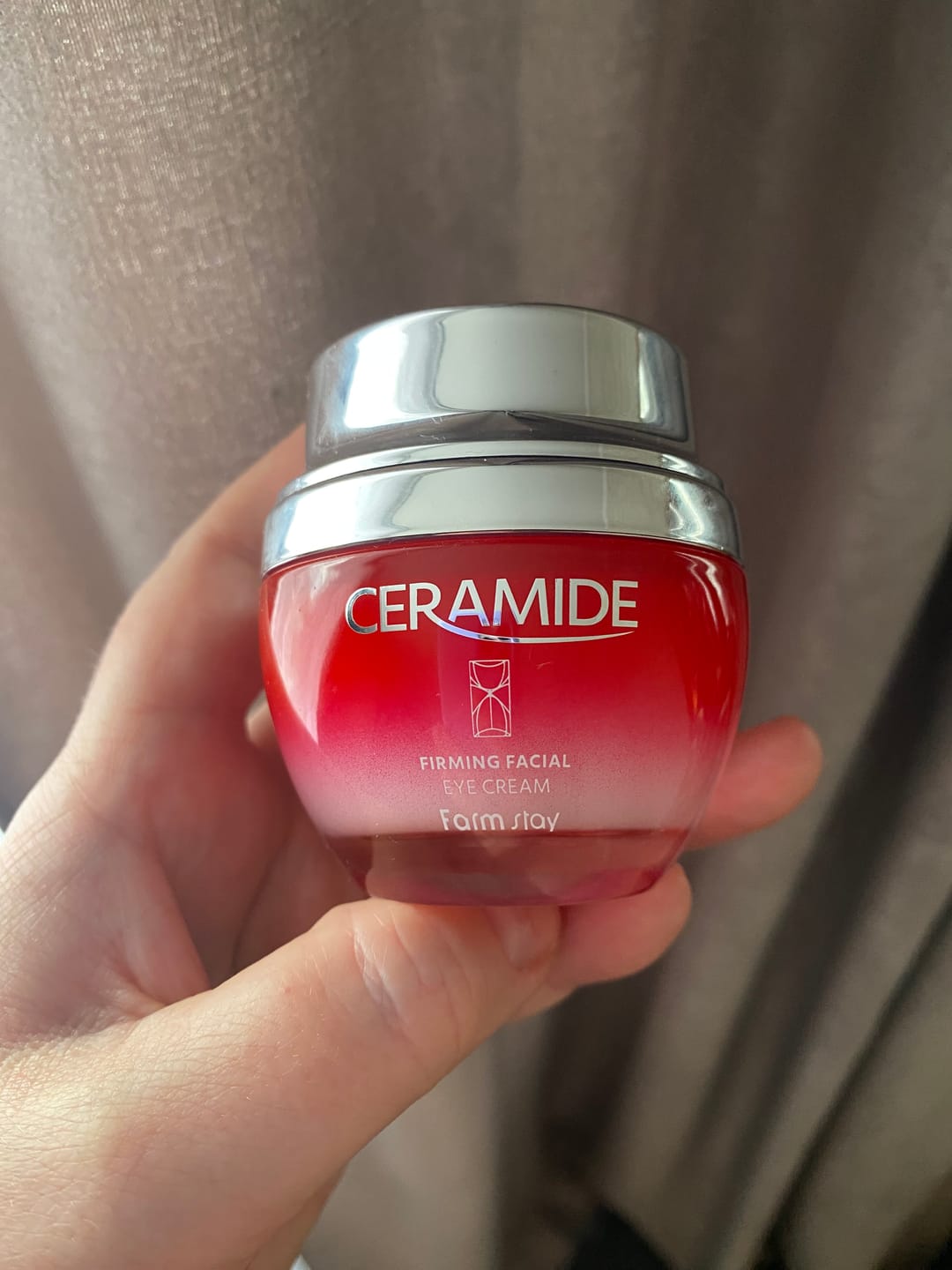 Customer photo review of Acu krēms Farmstay Ceramide Firming Facial Eye cream