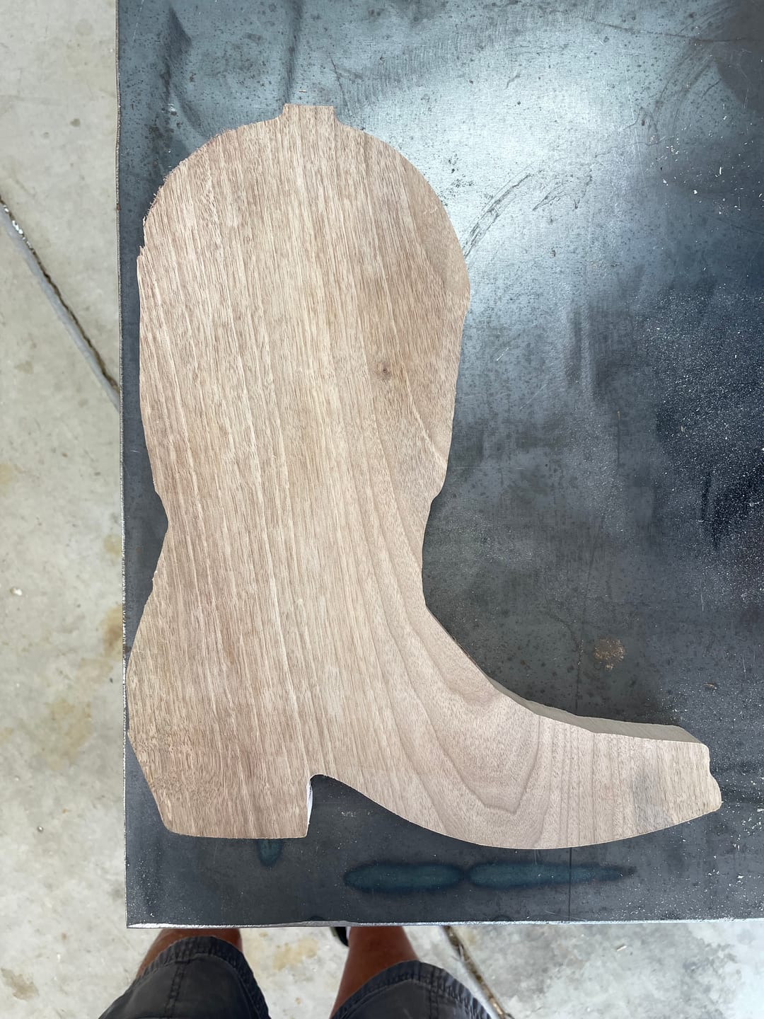 Customer photo review of High Performance Template Router Bit - 1/4" Spiral Down Cut Flush Trim Bit