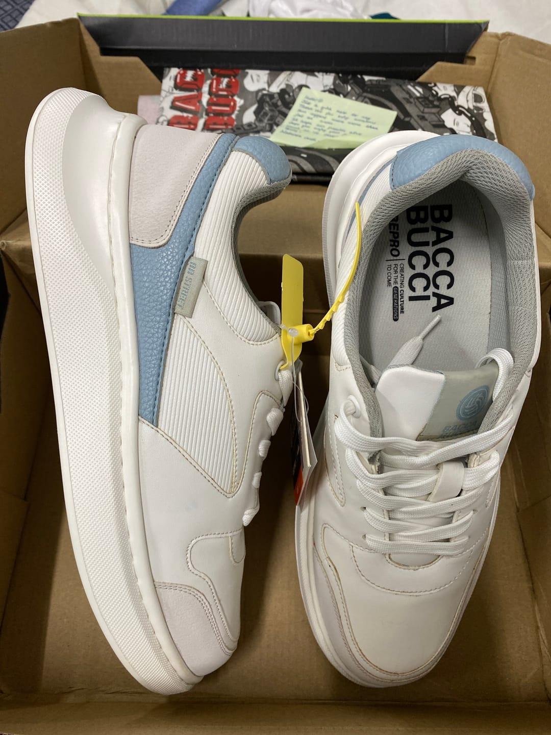 Customer photo review of Bacca Bucci Zypher Men's Low-Top Sneakers