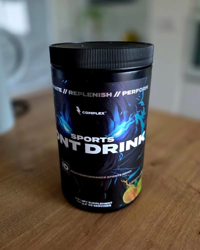 Zákaznická recenze s fotkou produktu Dual-Carb Ion Drink