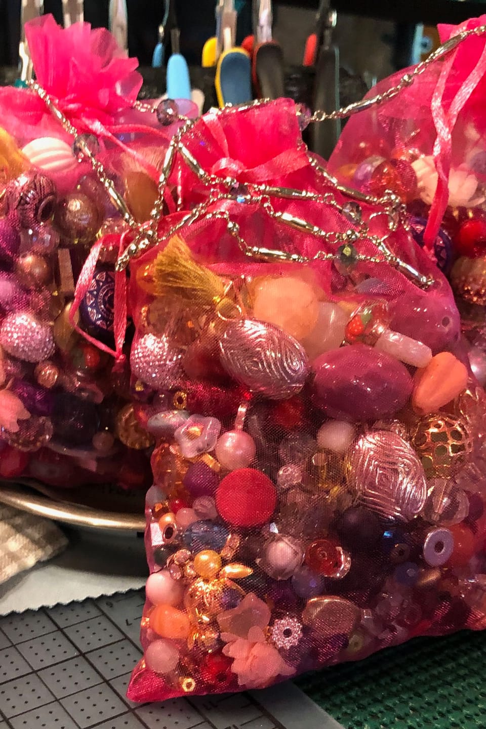 Customer photo review of Multicolor Beads By the LB