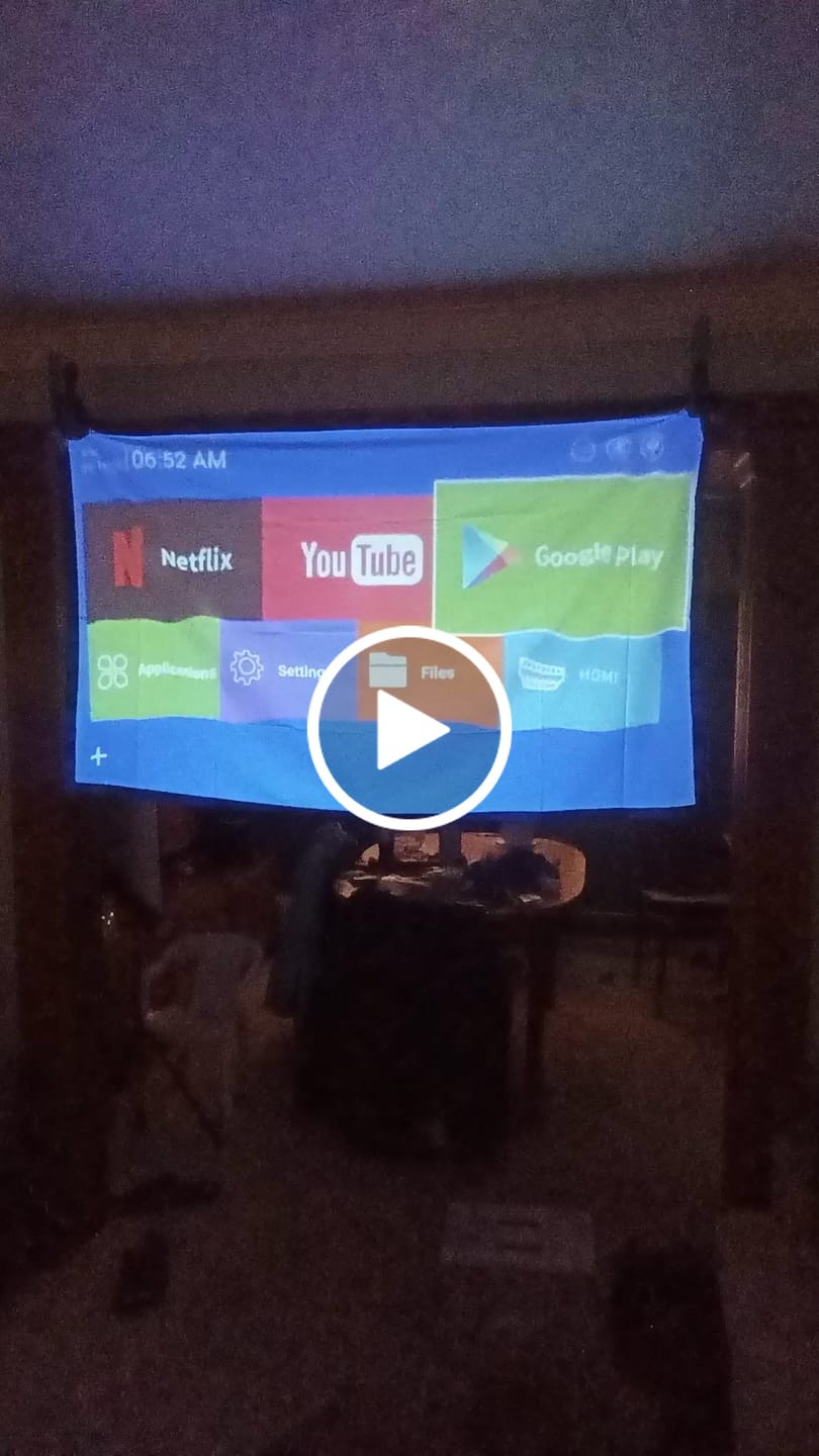 Customer video review of CineMaster Pro® - 4K Smart Projector