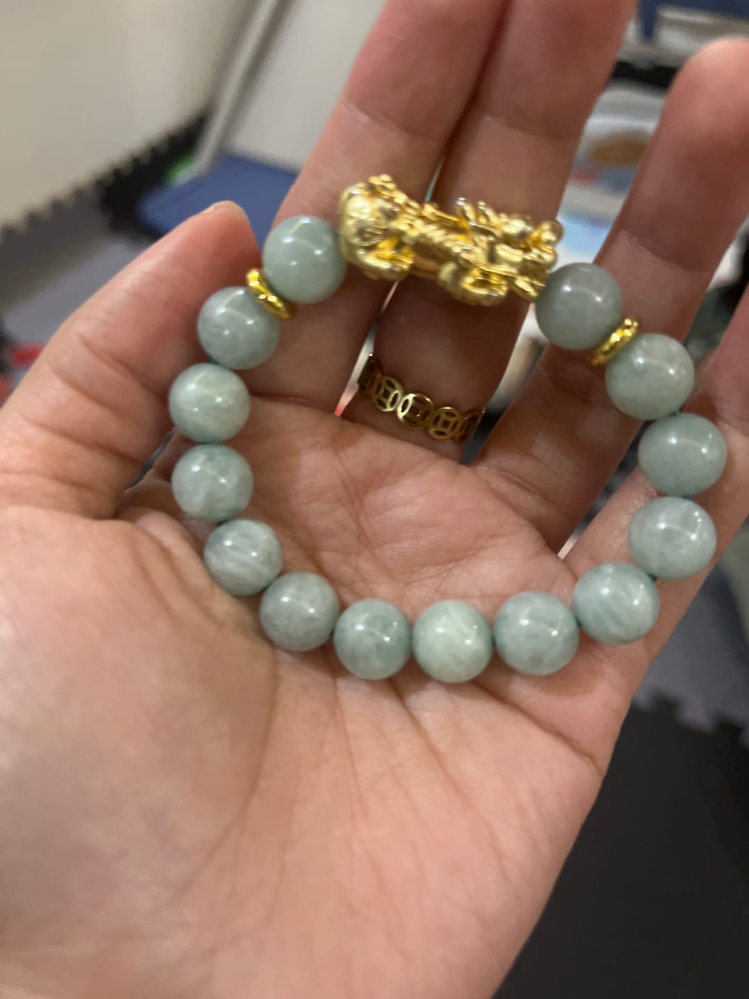 Customer photo review of Premium Black Jade for Wealth, Health & Strong Protection