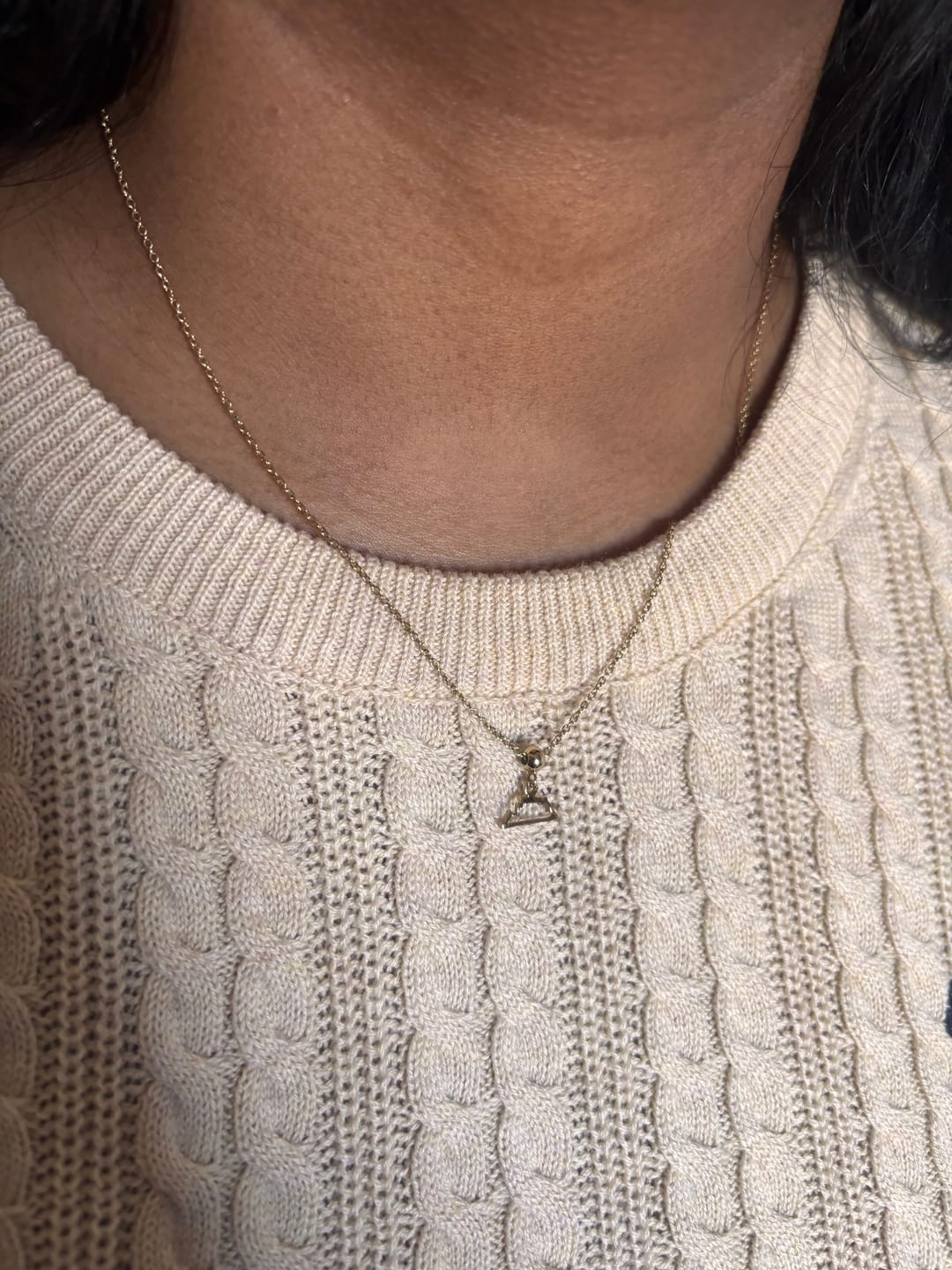 Customer photo review of Table Mountain Gold Plated Charm