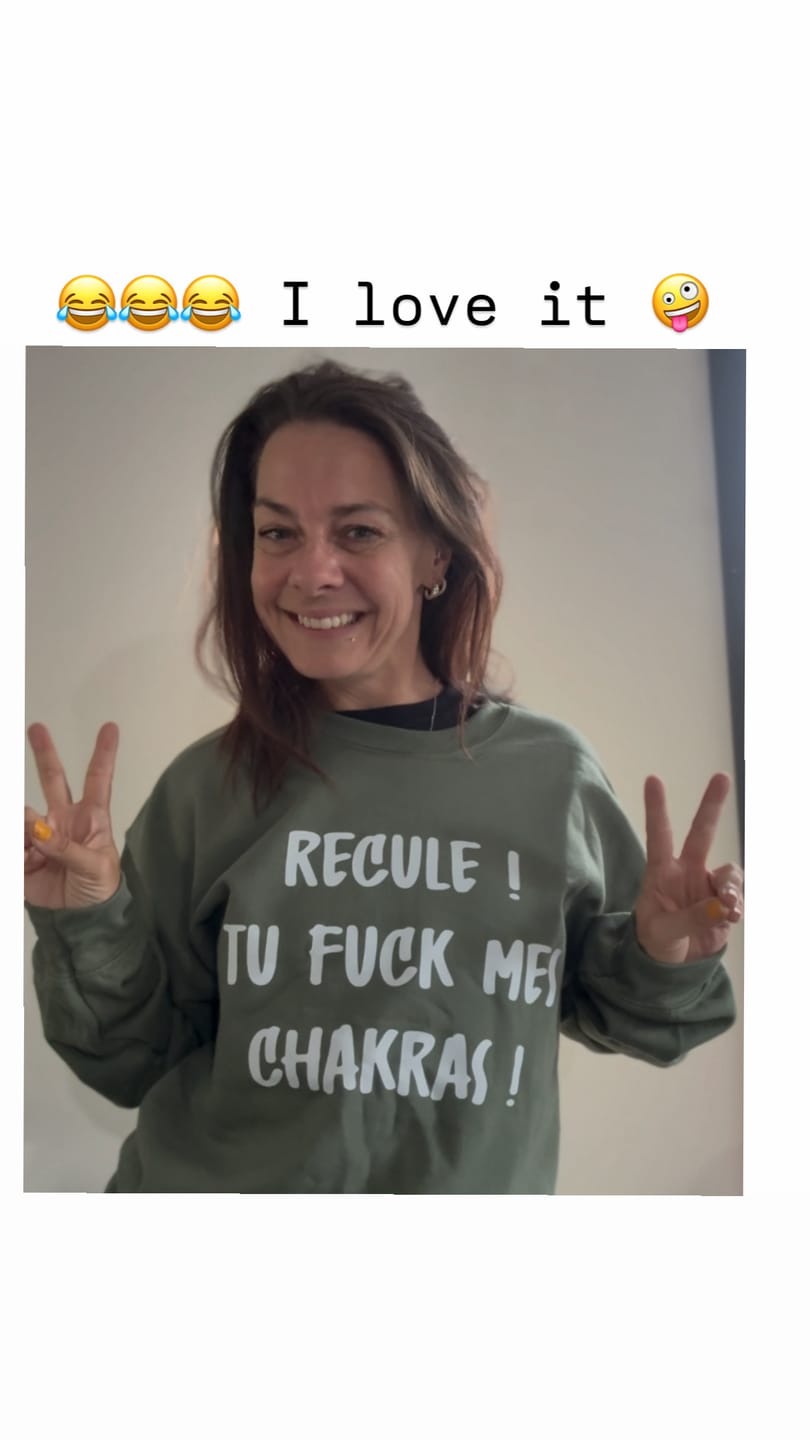 Customer photo review of CREWNECK / TU FUCK MES CHAKRAS