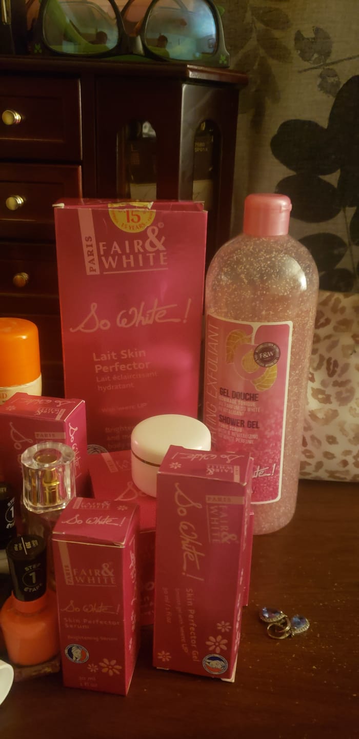 Customer photo review of Fair and White So White Skin Perfector Gel 30ml / 1 fl oz