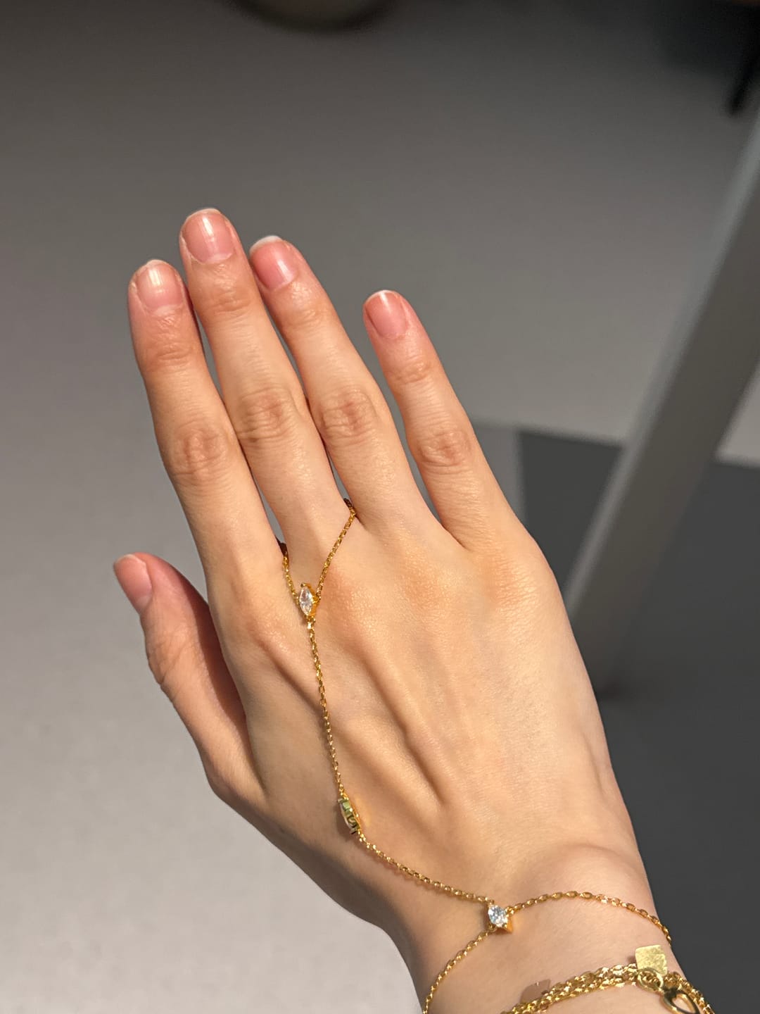 Customer photo review of Amber Hand Chain