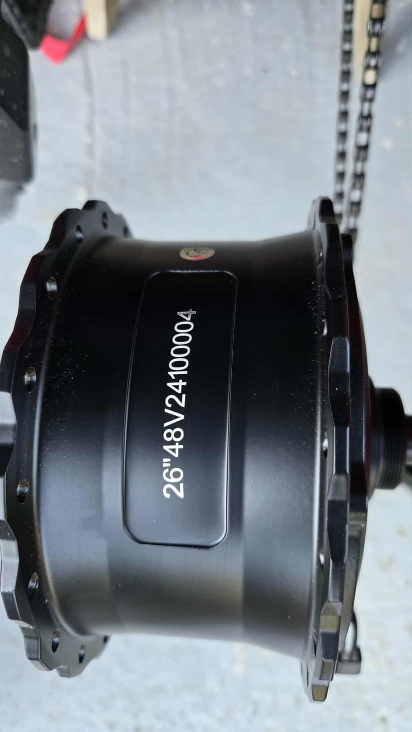 Customer photo review of BEZIOR Bicycle  Brushless Motor Engine