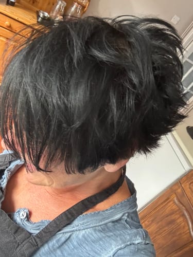 Customer photo review of Instant Dye Shampoo