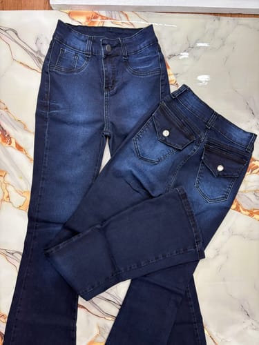 Customer photo review of N0513-1 (N1) | Jeans Flare Grafito Extralinda | Menina | Venta Por Mayor