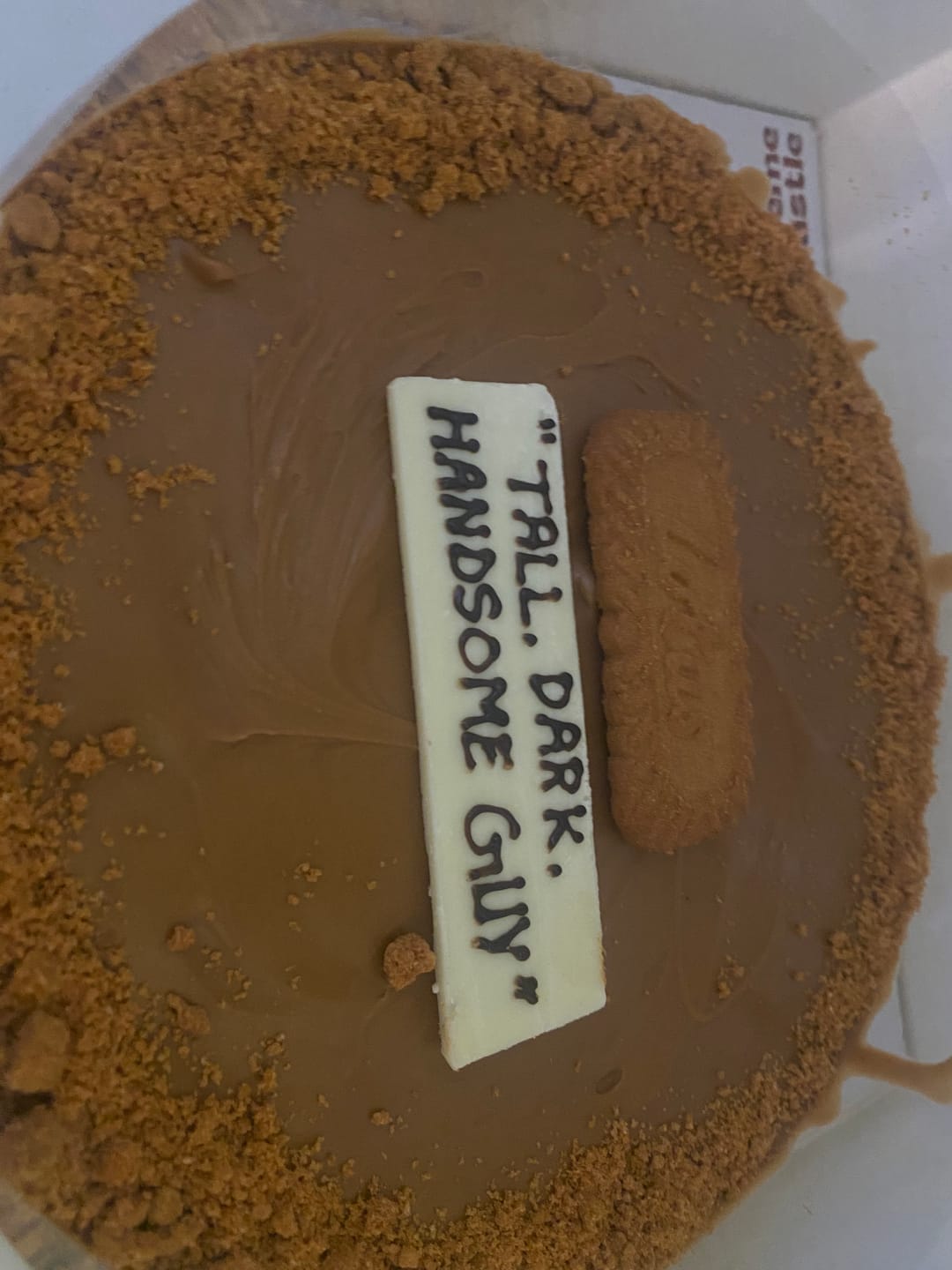 Customer photo review of Lotus Biscoff Cheesecake
