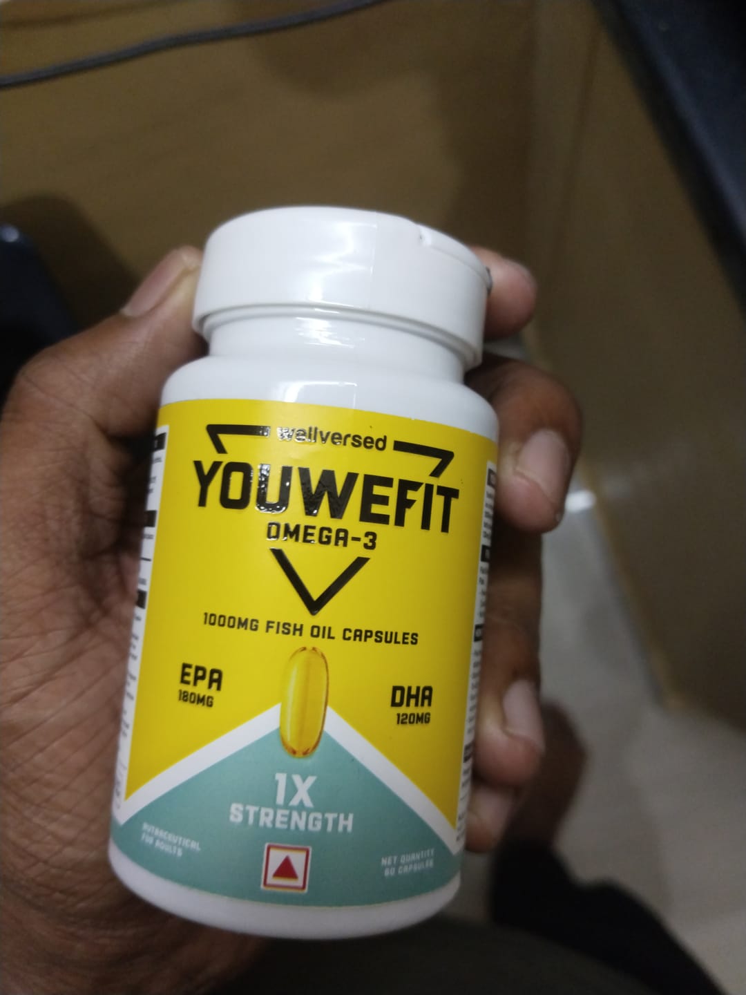 Customer photo review of YouWeFit Omega-3 Fish Oil (60 Capsules), 1000mg