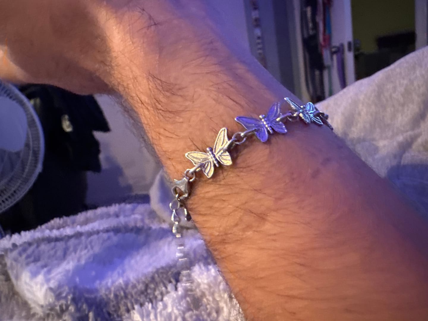 Customer photo review of BUTTERFLY BRACELET (ADJUSTABLE)
