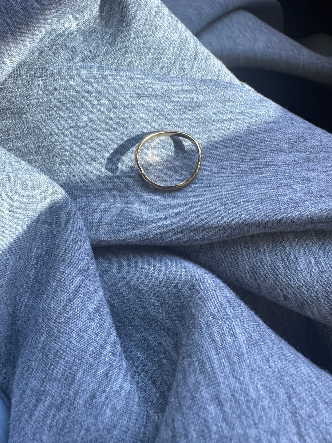 Customer photo review of Melted Ring | 18K vergoldet