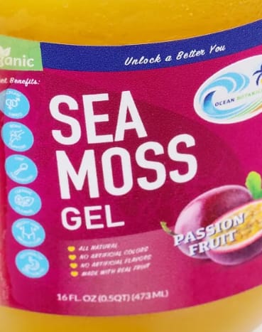 Customer photo review of Passion Fruit Sea Moss Gel