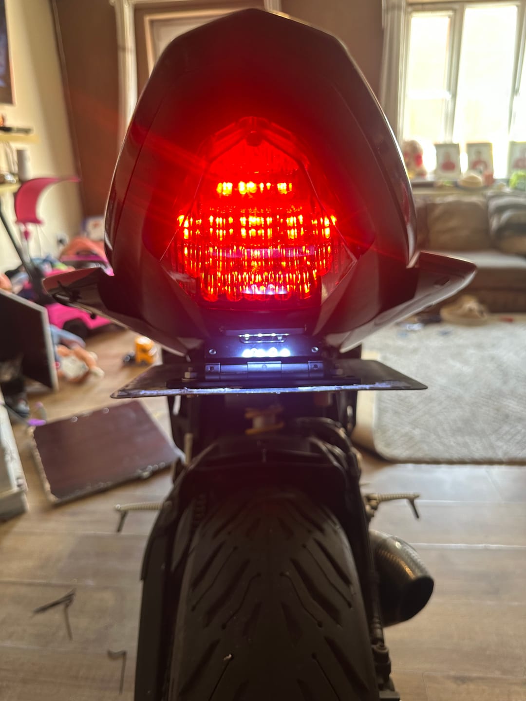 Customer photo review of Plate Light (universal)