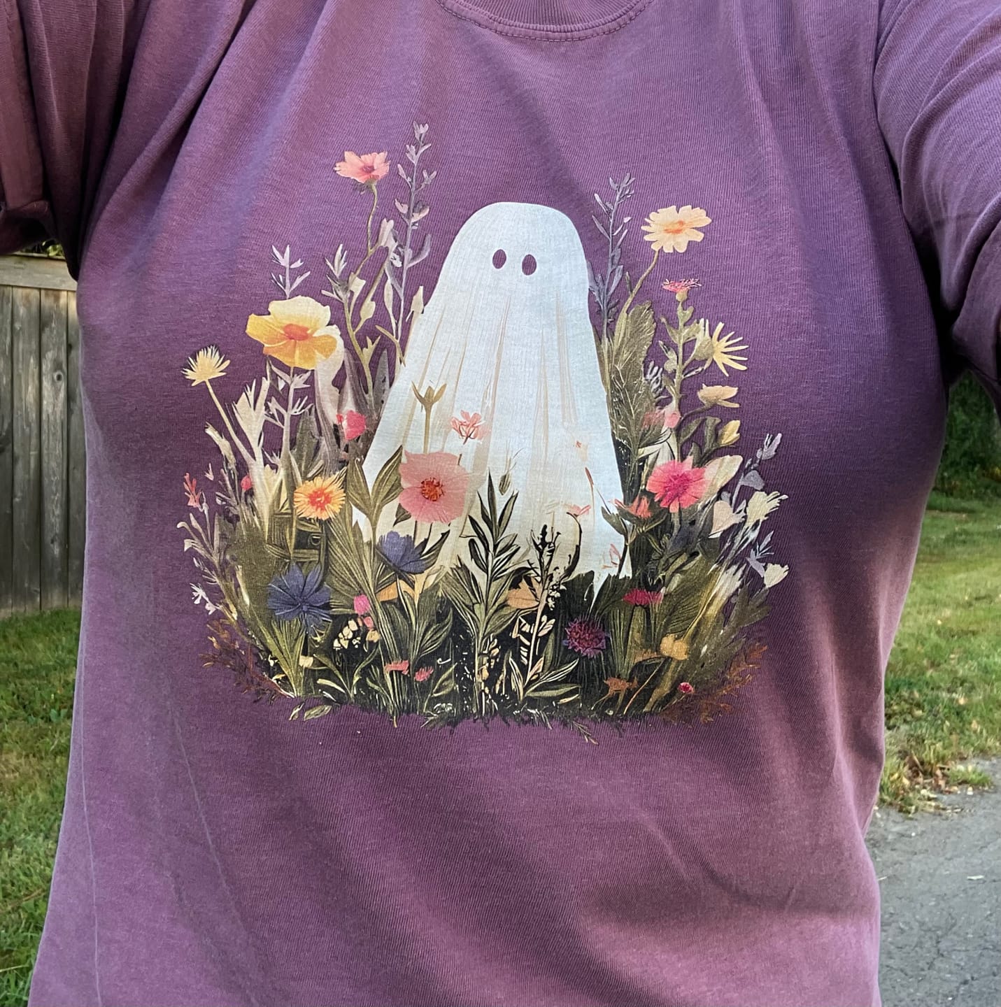 Customer photo review of Wildflower Ghost T-Shirt