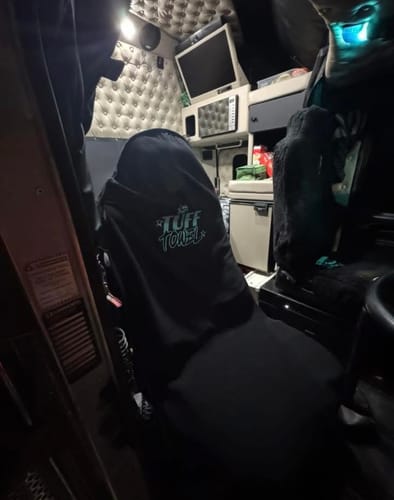 Customer photo review of Waterproof Car Towel Seat Cover