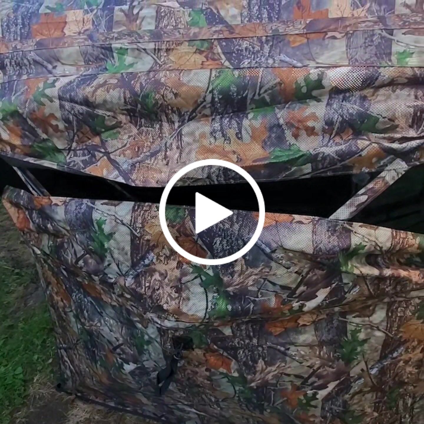 Customer video review of Tidewe VisST Pop-Up Ground Blinds with See-Through (Silent Magnetic Door)