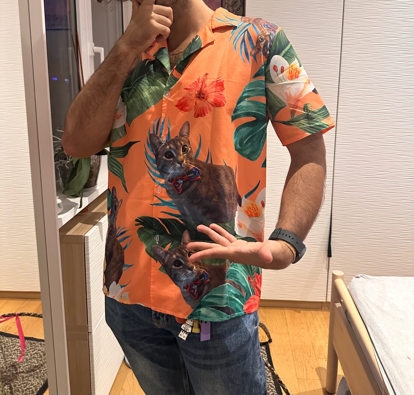Customer photo review of La tua foto - Camicia hawaiana personalizzata