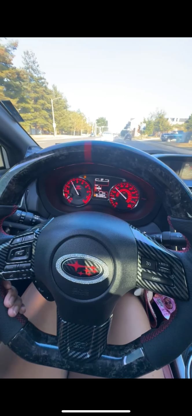 Customer photo review of 2015-21 Carbon D-Shape Steering Wheel