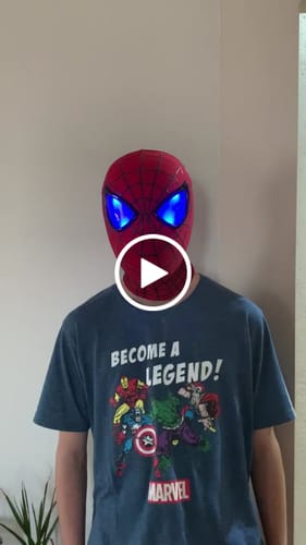 Customer video review of [NEW] Spidey Gear™ Amazing Spidey Mask
