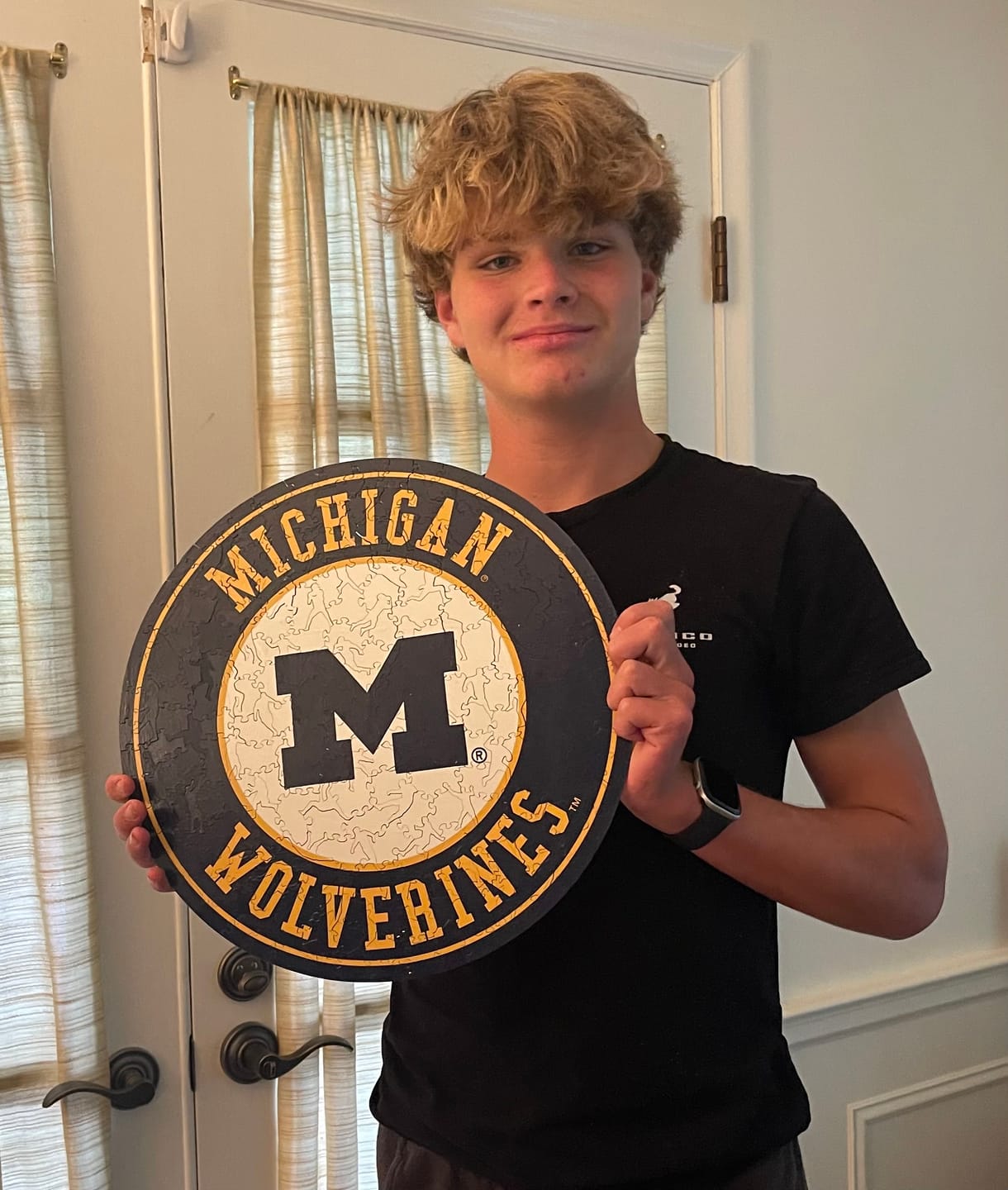 Customer photo review of University of Michigan - Wooden Puzzle