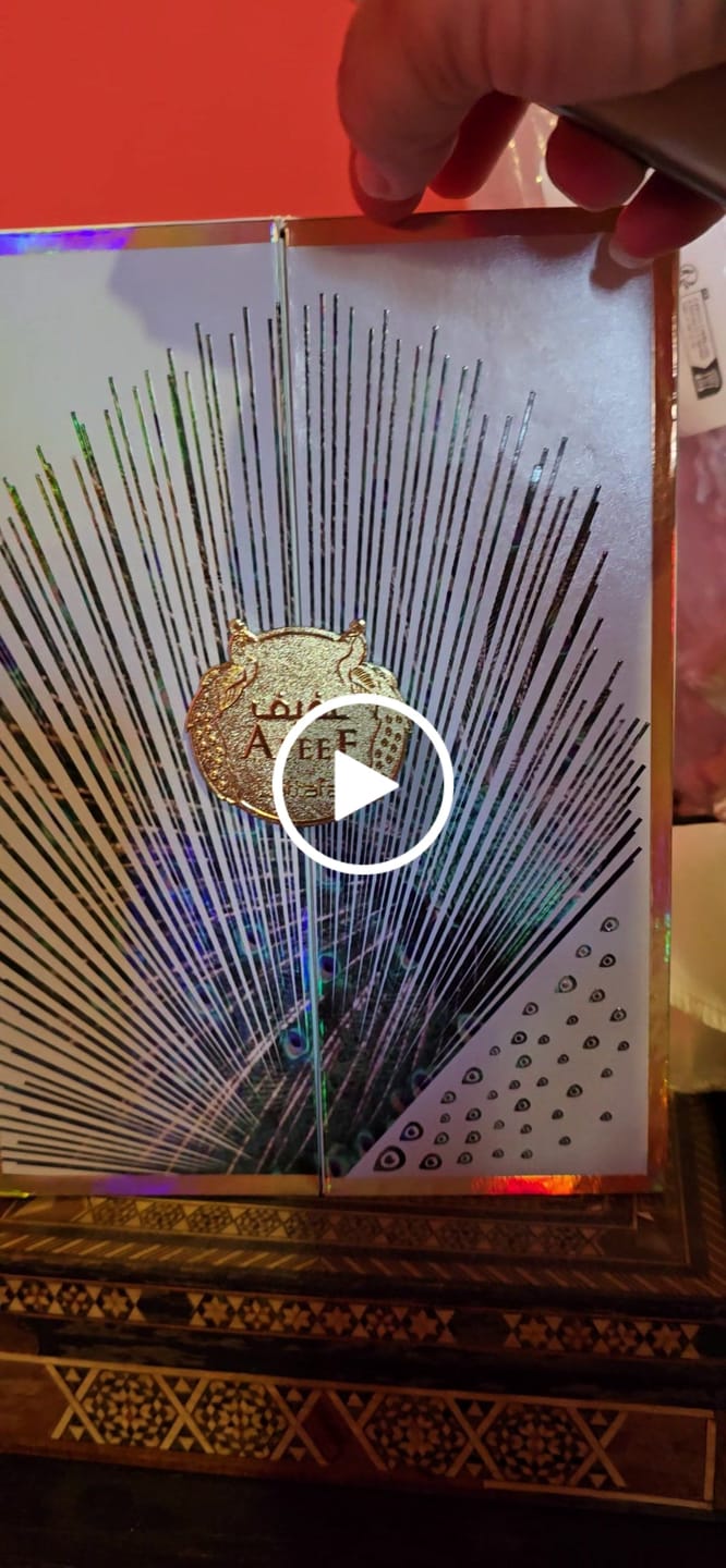 Customer video review of PERFUME AFEEF LATTAFA - 100ML