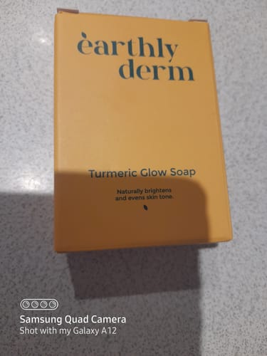 Customer photo review of Turmeric Glow Soap