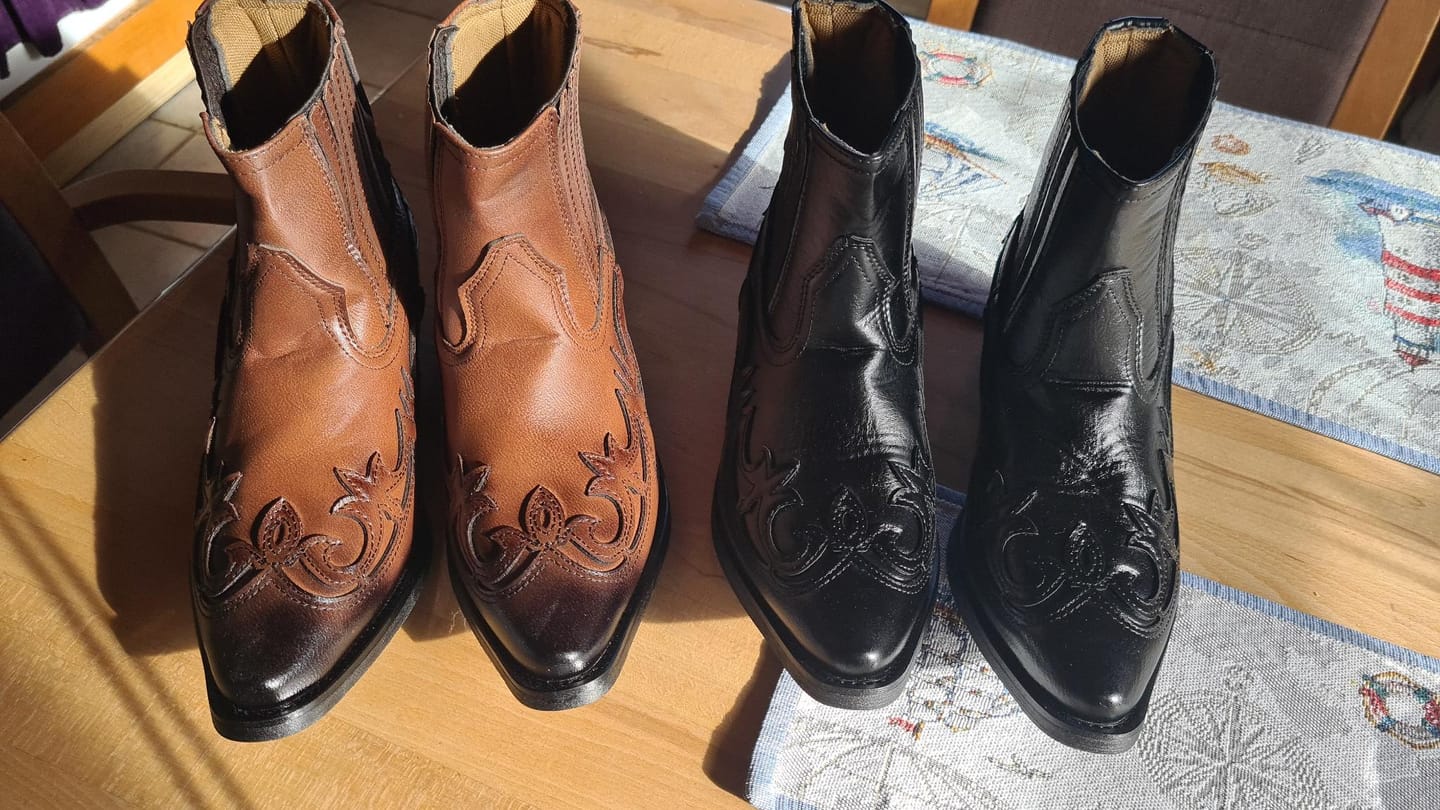 Customer photo review of Lederne Cowboystiefel - Dakota