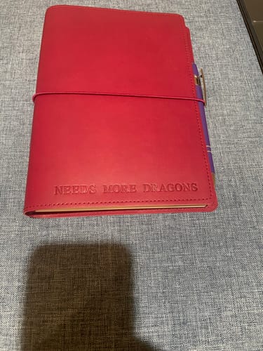 Customer photo review of Refillable Folio - SALTY PLUM