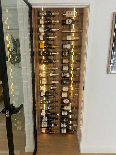 Customer photo review of Natural Oak Wall Panel | Luxury 3-Sided Wood Veneer