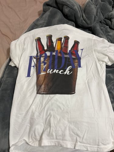 Customer photo review of Friday Lunch T-Shirt