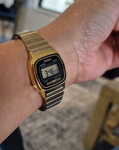 Customer photo review of Casio Vintage Quartz Women's Watch LA670WGA-1UR