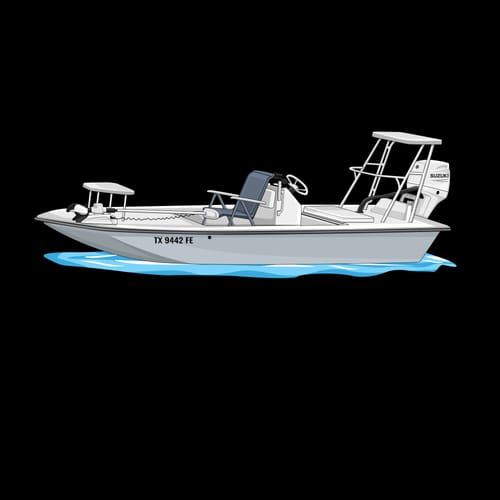 Customer photo review of Custom Digital Boat Artwork