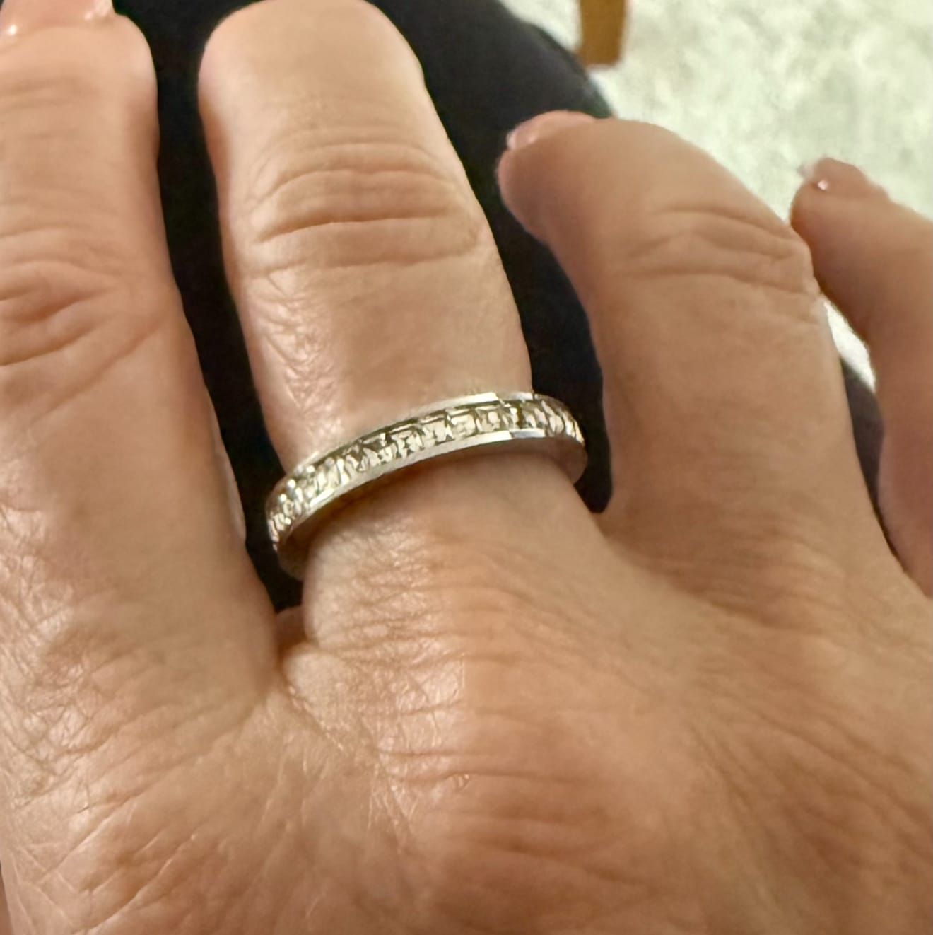 Customer photo review of Stray Kids matching ring collection