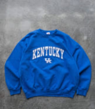 Customer photo review of Vintage Blue Kentucky Wildcats Sweatshirt (XL)
