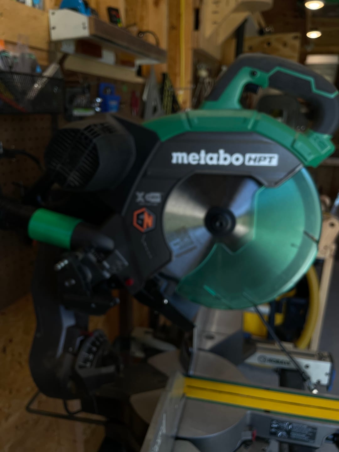 Customer photo review of Metabo/Hitachi 12" Miter Saw Dust Collection Chute